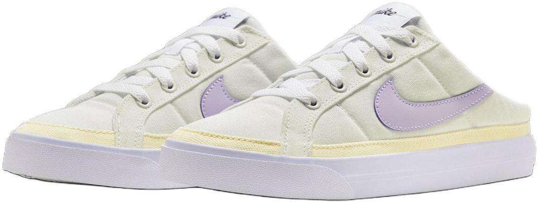 (Women) Nike Court Legacy 'Light Yellow Purple' HJ3494-151 Lookbook (Women) Nike Court Legacy 'Light Yellow Purple' HJ3494-151