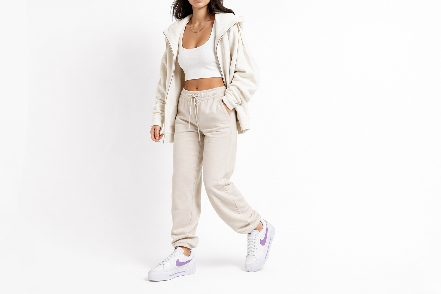 Order Nike Court Legacy 柔軟舒適萬用 耐磨 低筒 板鞋 女款 白紫