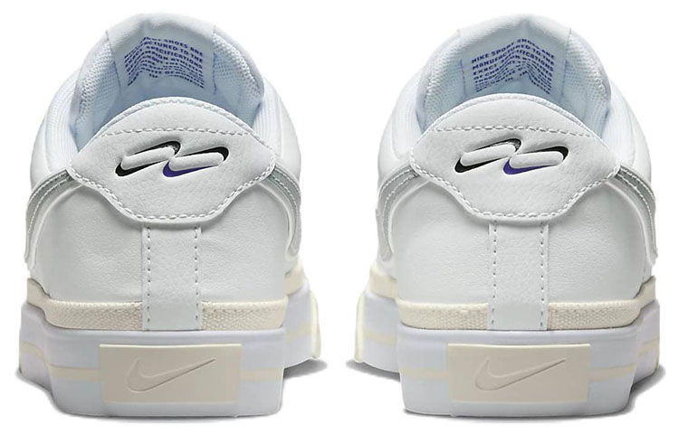 (W) Nike Court Legacy 'White Metallic Silver' 圖 5