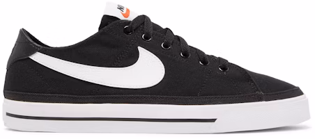 (Women) Nike Court Legacy Canvas 'Black White' CZ0294-001 (Women) Nike Court Legacy Canvas 'Black White' CZ0294-001