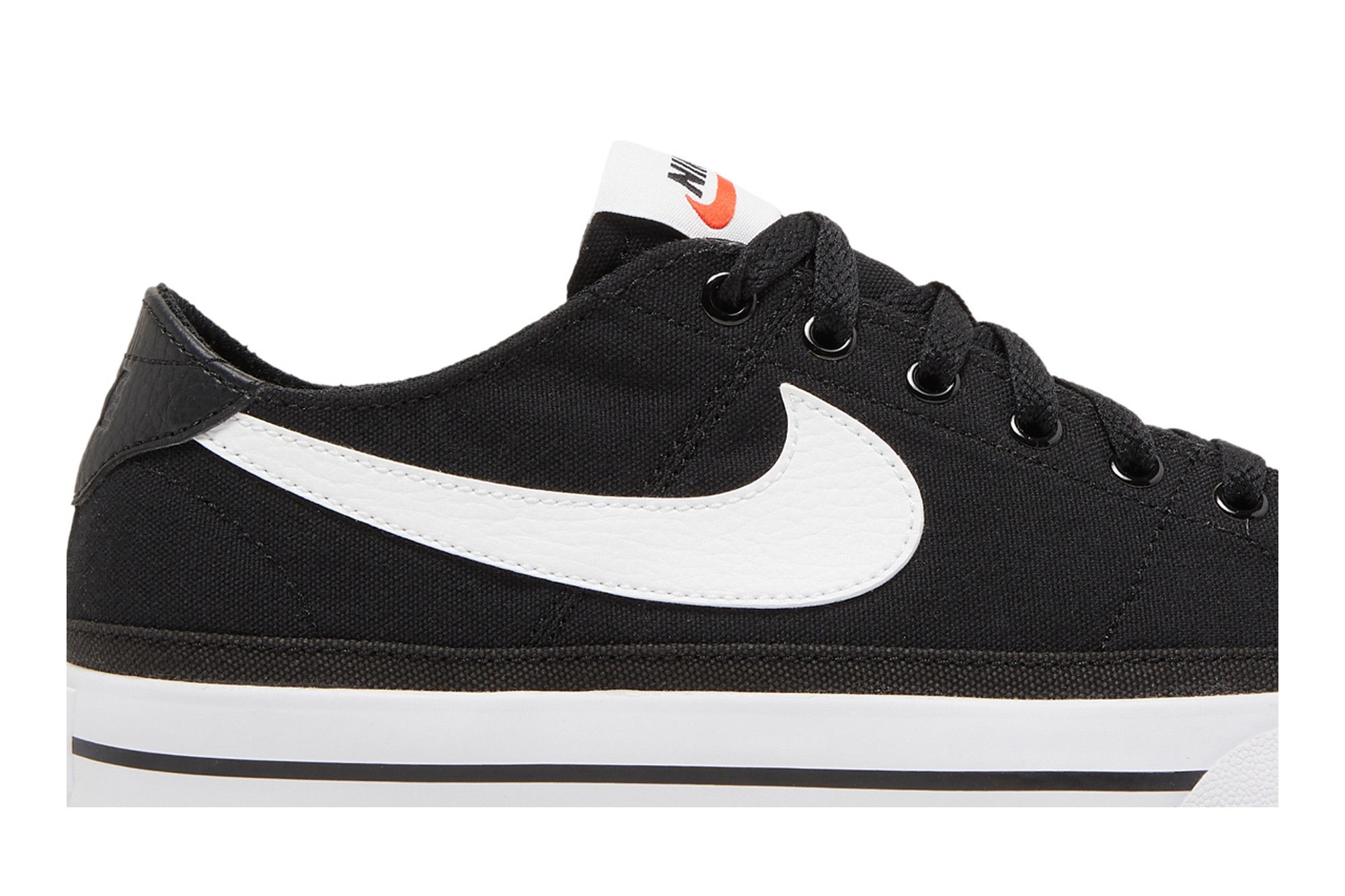 Lookbook (Women) Nike Court Legacy Canvas 'Black White' CZ0294-001
