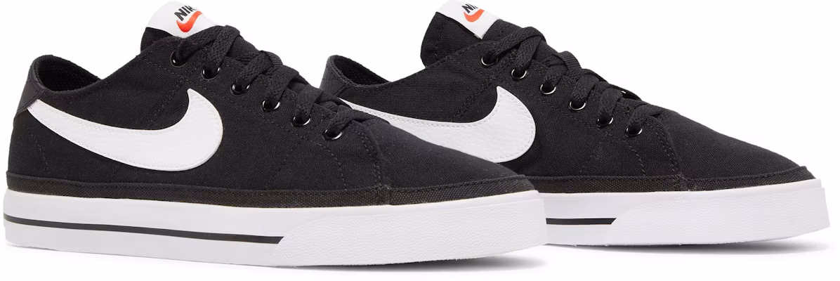 (Women) Nike Court Legacy Canvas 'Black White' CZ0294-001 1