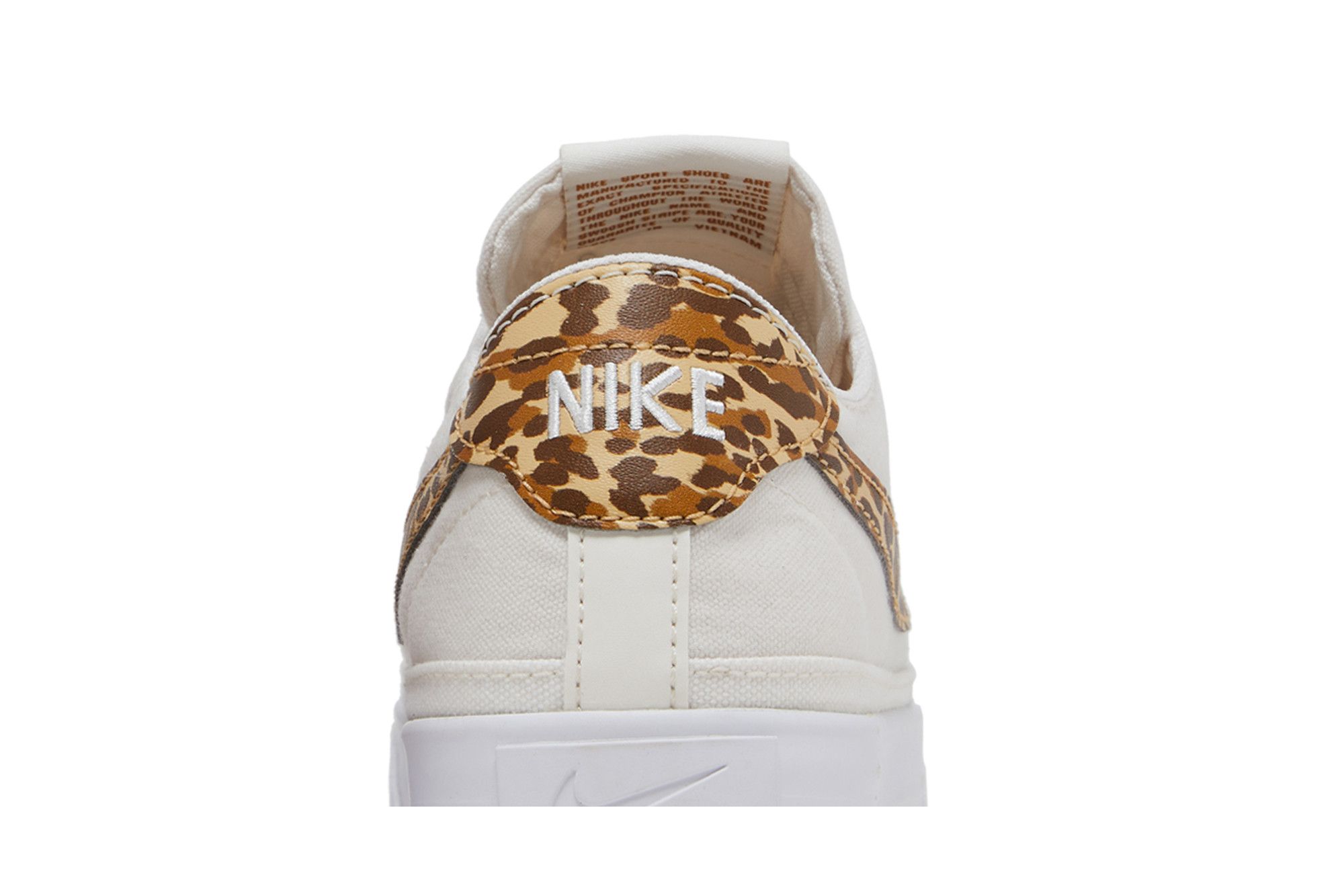 Sizing (W) Nike Court Legacy Canvas ''Leopard'' Sneakers DV7008-001