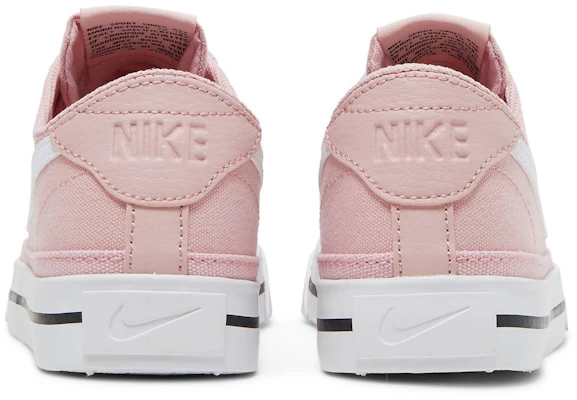 (W) Nike Court Legacy Canvas 'Pink Glaze' Sepatu Kanvas Warna Merah Muda CZ0294-601 Details for (W) Nike Court Legacy Canvas 'Pink Glaze' Sepatu Kanvas Warna Merah Muda CZ0294-601