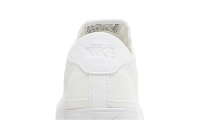 (Women) Nike Court Legacy Canvas 'Triple White'