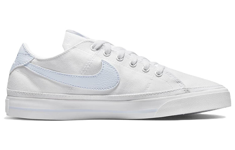 Order (W) Nike Court Legacy Canvas 'Putih Kelabu Bola Sepak' CZ0294-103