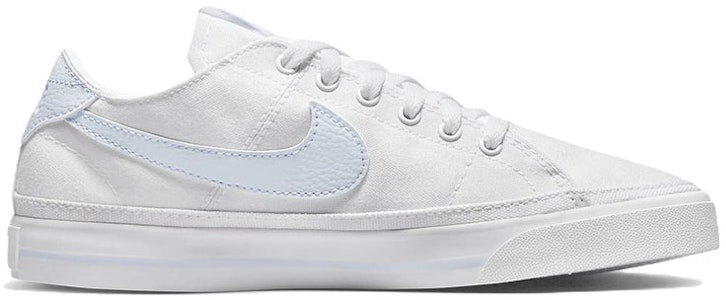 (W) Nike Court Legacy Canvas 'Putih Kelabu Bola Sepak' CZ0294-103 Order (W) Nike Court Legacy Canvas 'Putih Kelabu Bola Sepak' CZ0294-103