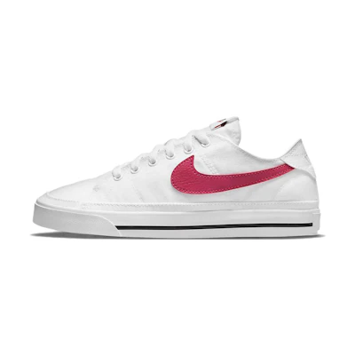 (W) Nike Court Legacy Canvas Low-Top Sneakers /Pink 'White'