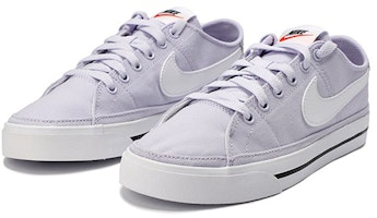 Nike Court Legacy Canvas 經典網球造型 耐磨防滑 低筒 板鞋 女款 淡紫 Lookbook Nike Court Legacy Canvas 經典網球造型 耐磨防滑 低筒 板鞋 女款 淡紫