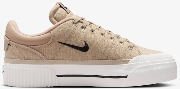 (W) 耐克Court Legacy Lift '亚麻帆白沙漂' FZ2606-200 Lookbook (W) 耐克Court Legacy Lift '亚麻帆白沙漂' FZ2606-200