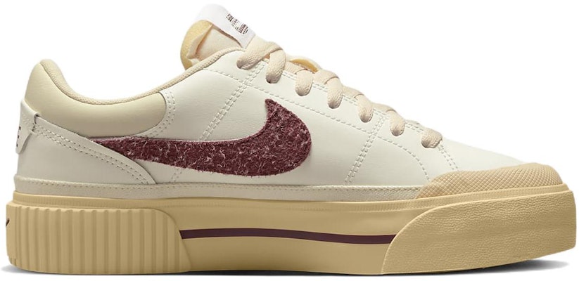 (女性)Nike Court Legacy Lift 'Sail Dark Beetroot' DZ4766-133 Order (女性)Nike Court Legacy Lift 'Sail Dark Beetroot' DZ4766-133