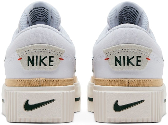 (Women) Nike Court Legacy Lift 'White Fir' DM7590-107 Details for (Women) Nike Court Legacy Lift 'White Fir' DM7590-107