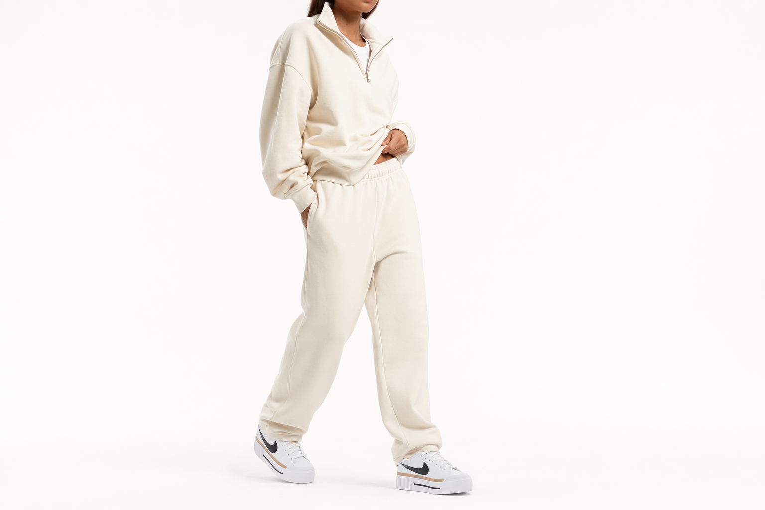 Order 女款 Nike Court Legacy Lift 'White Hemp' DM7590-100