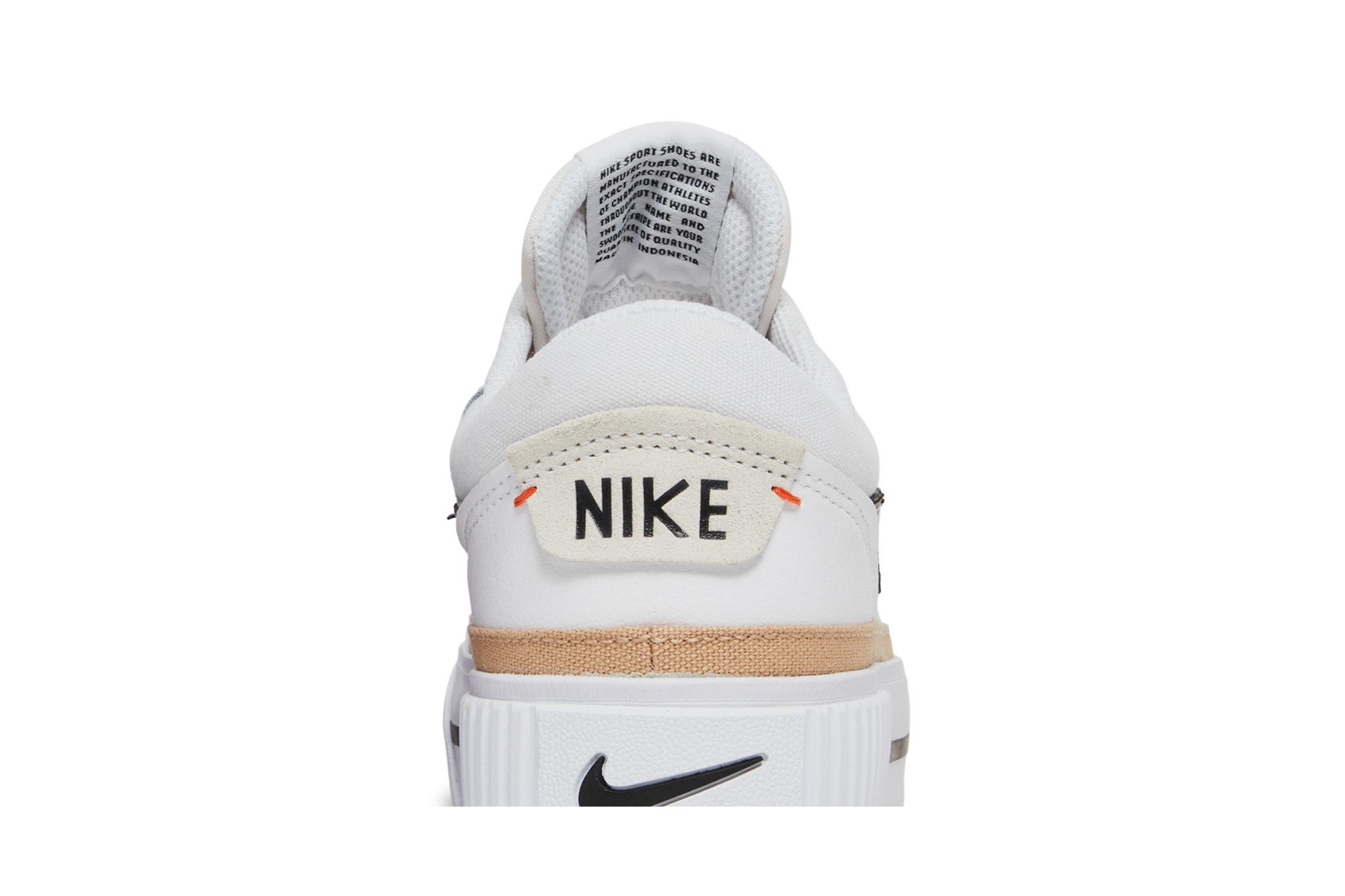 Cheap 女款 Nike Court Legacy Lift 'White Hemp' DM7590-100