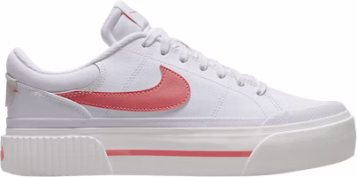 (Women) Nike Court Legacy Lift 'White Sea Coral' DM7590-102 (Women) Nike Court Legacy Lift 'White Sea Coral' DM7590-102