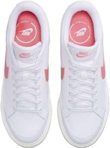 (W) Nike Court Legacy Lift 'Putih Sea Coral' DM7590-102 Shop (W) Nike Court Legacy Lift 'Putih Sea Coral' DM7590-102