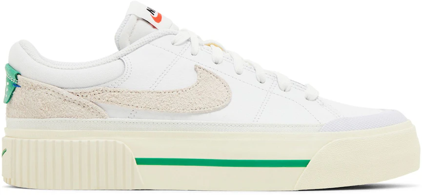 (W) Nike Court Legacy Lift ''Blanc et Vert Stadium'' FJ5483-100 Buy (W) Nike Court Legacy Lift ''Blanc et Vert Stadium'' FJ5483-100