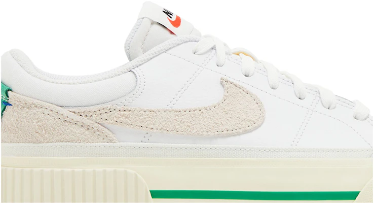 (W) Nike Court Legacy Lift ''Blanc et Vert Stadium'' FJ5483-100 Order (W) Nike Court Legacy Lift ''Blanc et Vert Stadium'' FJ5483-100
