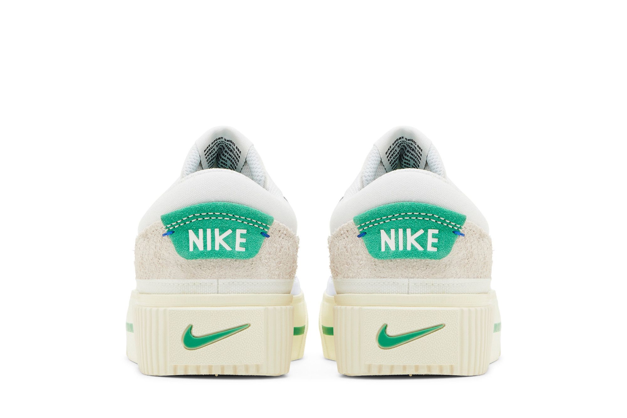 Details for (W) Nike Court Legacy Lift ''Blanc et Vert Stadium'' FJ5483-100