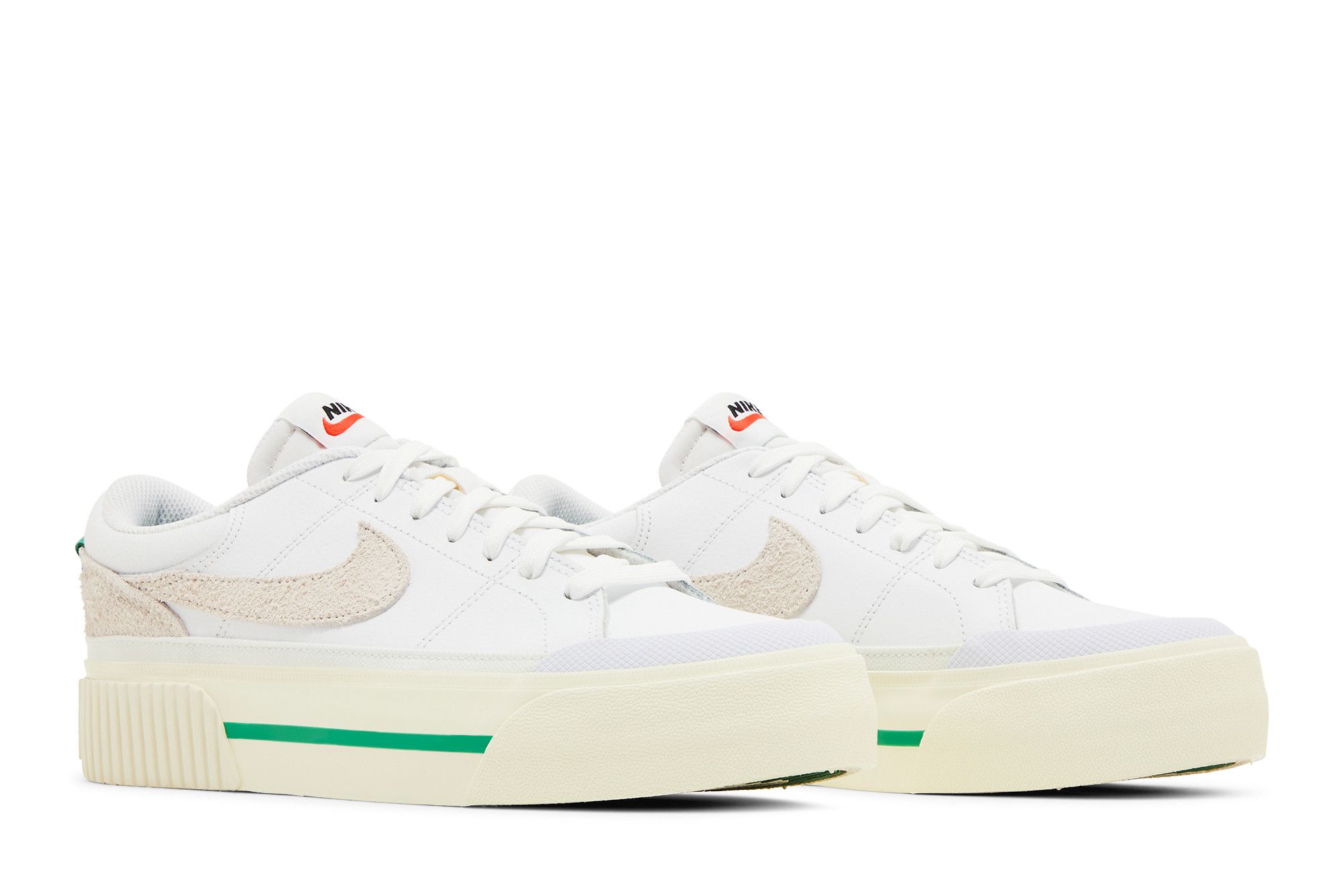 Cheap (W) Nike Court Legacy Lift ''Blanc et Vert Stadium'' FJ5483-100