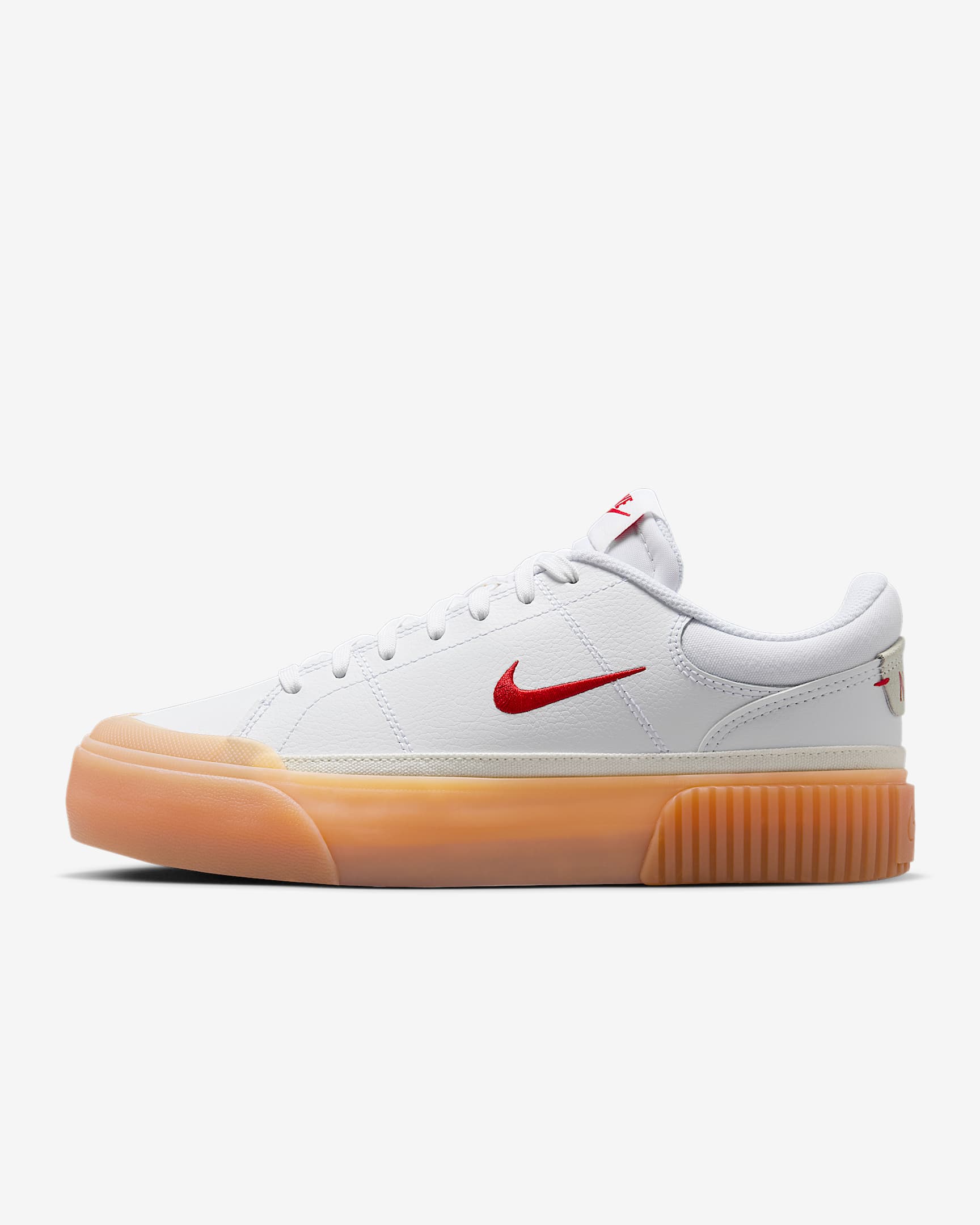 (Women) Nike Court Legacy Lift 'White University Red Gum' FV5526-103