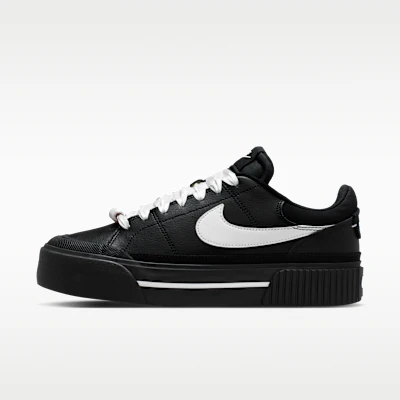 (W) Nike Court Legacy Lift Negro/Blanco IR1388-001 Buy (W) Nike Court Legacy Lift Negro/Blanco IR1388-001