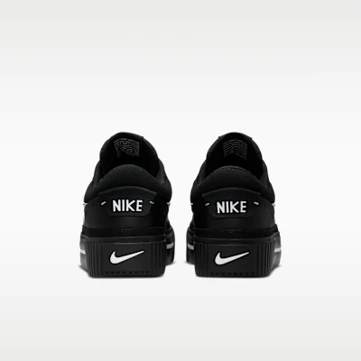 (W) Nike Court Legacy Lift Negro/Blanco IR1388-001 Details for (W) Nike Court Legacy Lift Negro/Blanco IR1388-001