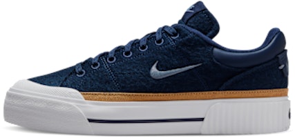 (Women) Nike Court Legacy Lift Midnight Navy/Flex/White/Ashen Slate FZ2606-400 (Women) Nike Court Legacy Lift Midnight Navy/Flex/White/Ashen Slate FZ2606-400