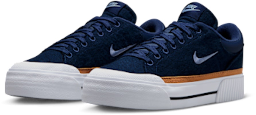 (Women) Nike Court Legacy Lift Midnight Navy/Flex/White/Ashen Slate FZ2606-400 Purchase (Women) Nike Court Legacy Lift Midnight Navy/Flex/White/Ashen Slate FZ2606-400