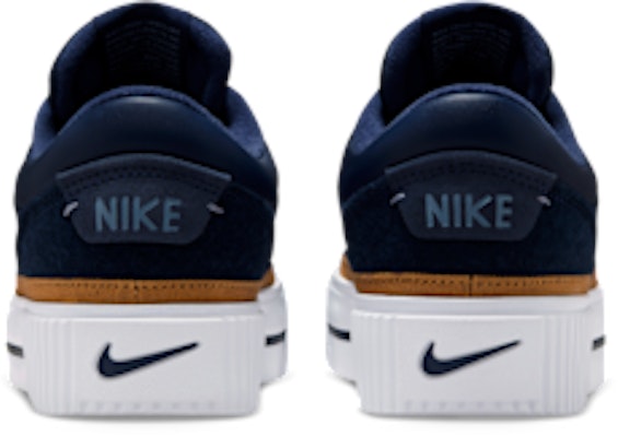 (Women) Nike Court Legacy Lift Midnight Navy/Flex/White/Ashen Slate FZ2606-400 Details for (Women) Nike Court Legacy Lift Midnight Navy/Flex/White/Ashen Slate FZ2606-400
