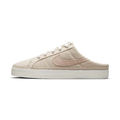 (W) Nike Court Legacy Mule 'Pearl White Pink Oxford'