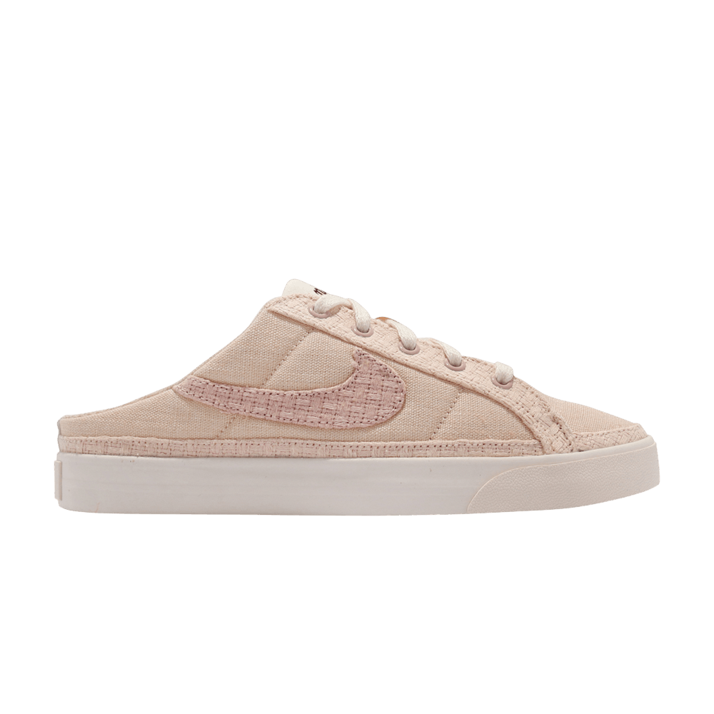 (Women) Nike Court Legacy Mule #39 Pearl White Pink Oxford #39 DM6442‑200