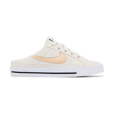 (W) Nike Court Legacy Mule 'Phantom White Onyx'