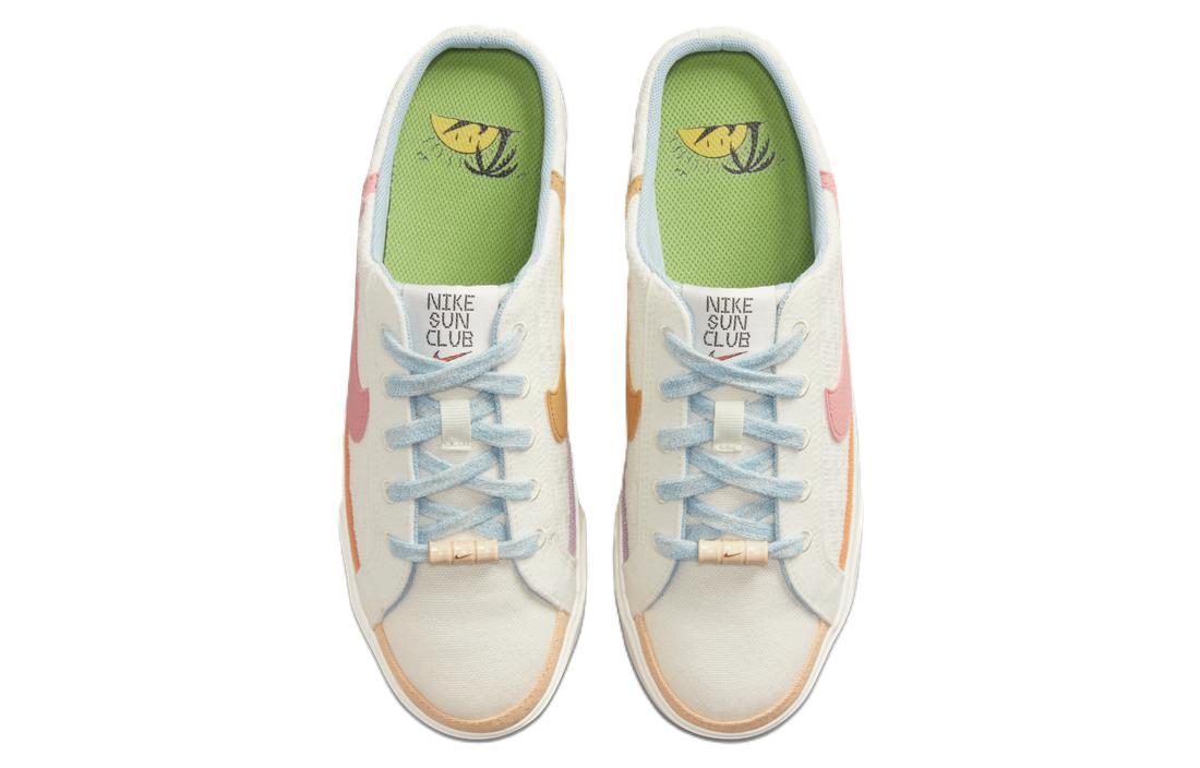 Purchase (W) Nike Court Legacy Mule 'Sail Light Madder Root' Sepatu Unisex Terbaru DV1741-181