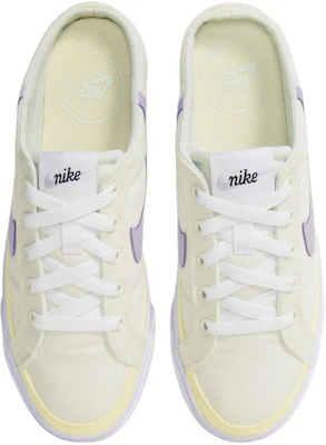 (W) Nike Court Legacy 'Kuning Muda Ungu' HJ3494-151 Details for (W) Nike Court Legacy 'Kuning Muda Ungu' HJ3494-151