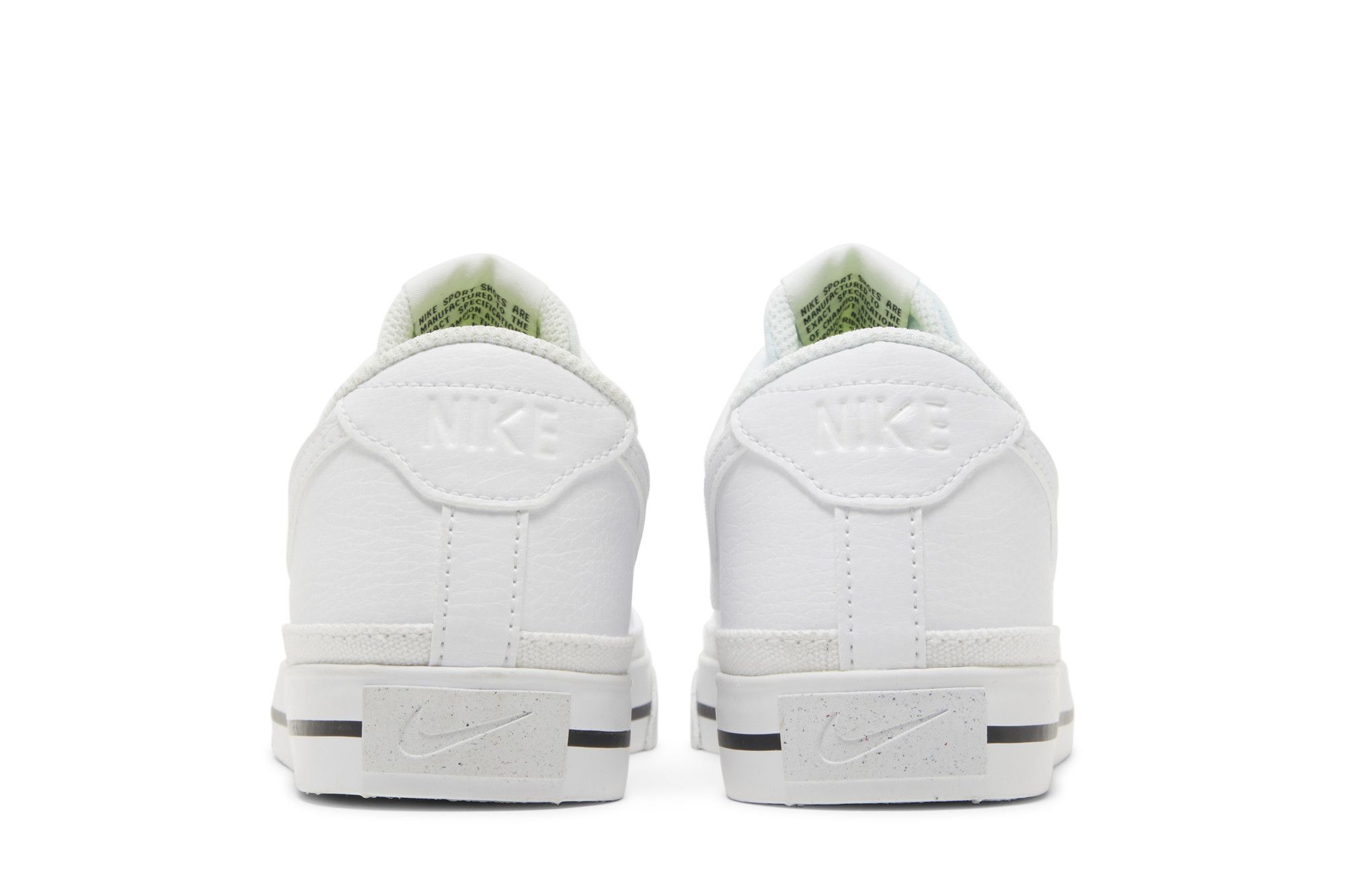 Sizing （女款）Nike Court Legacy Next Nature '白黑' DH3161-101