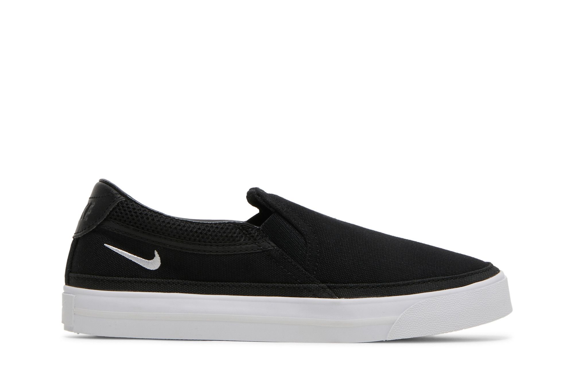 (Women) Nike Court Legacy Slip-On 'Black White' CW6540-002