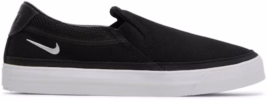 (Women) Nike Court Legacy Slip-On 'Black White' CW6540-002 (Women) Nike Court Legacy Slip-On 'Black White' CW6540-002