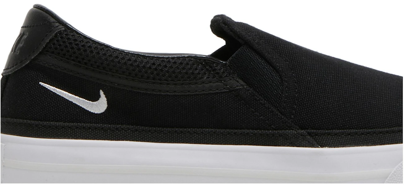 (W) Nike Court Legacy Slip-On 'Hitam Putih' CW6540-002 Lookbook (W) Nike Court Legacy Slip-On 'Hitam Putih' CW6540-002