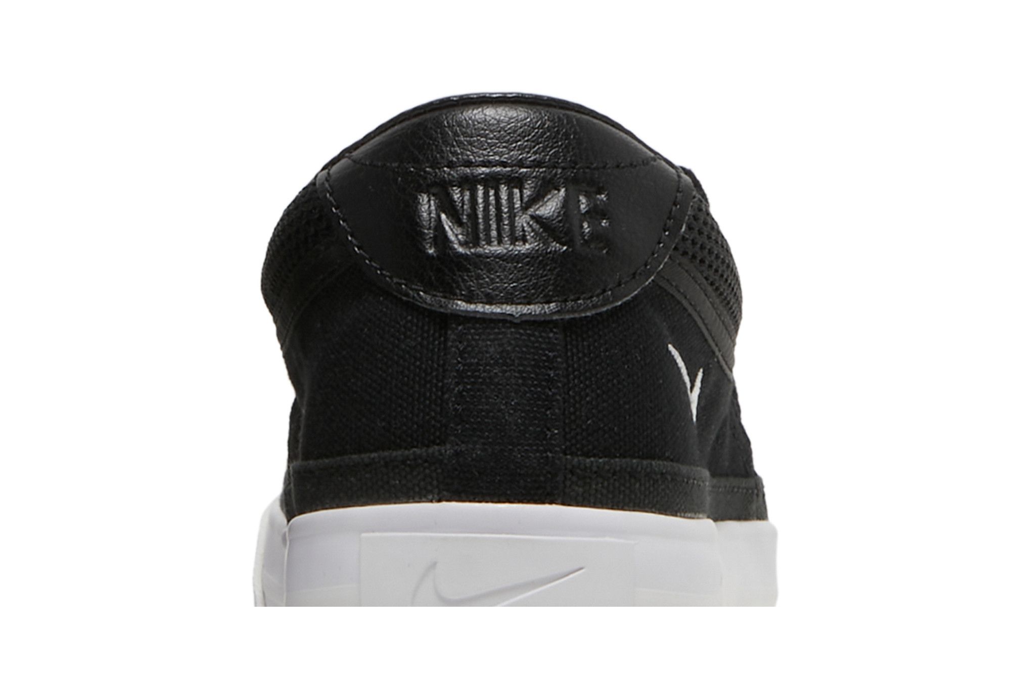 Cheap (W) Nike Court Legacy Slip-On 'Hitam Putih' CW6540-002