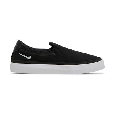 (W) Nike Court Legacy Slip-On 'Black White'