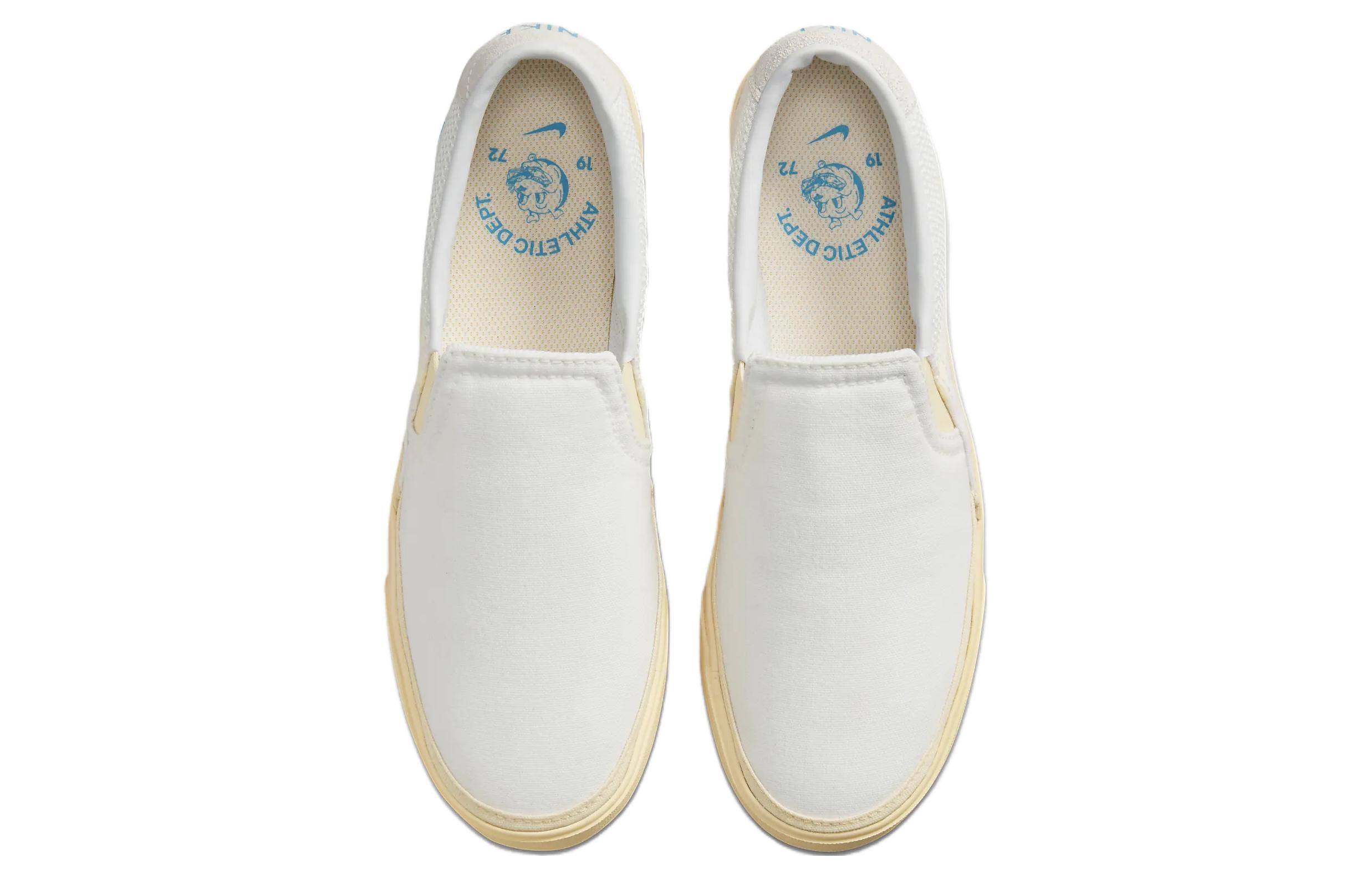 Details for 耐吉 Court Legacy 休閒懶人鞋 耐磨透氣 低筒 板鞋 女款 白色