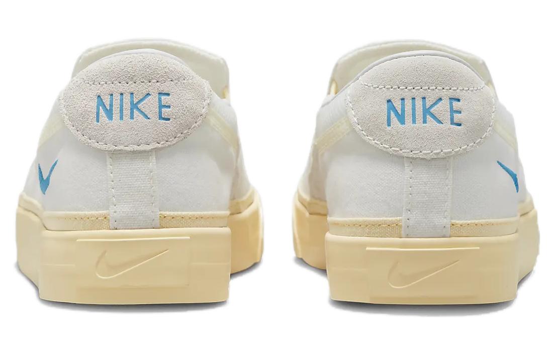 Sizing 耐吉 Court Legacy 休閒懶人鞋 耐磨透氣 低筒 板鞋 女款 白色