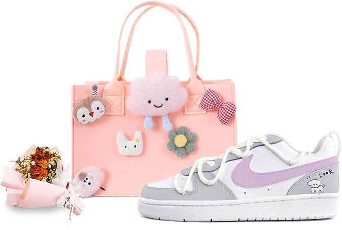 women-nike-court-lite-2-cute-hand-drawn-puppy-grey-purple-bq-5448-100-team13-puppy