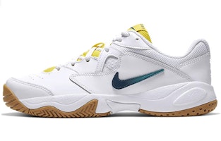 (Women) Nike Court Lite 2 Hard Court 'White Yellow Blue' AR8838-102 (Women) Nike Court Lite 2 Hard Court 'White Yellow Blue' AR8838-102