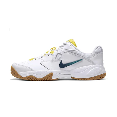 (W) Nike Court Lite 2 Hard Court 'White Yellow Blue'