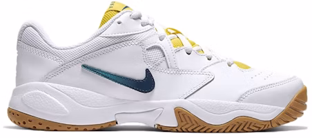 (Women) Nike Court Lite 2 Hard Court 'White Yellow Blue' AR8838-102 (Women) Nike Court Lite 2 Hard Court 'White Yellow Blue' AR8838-102