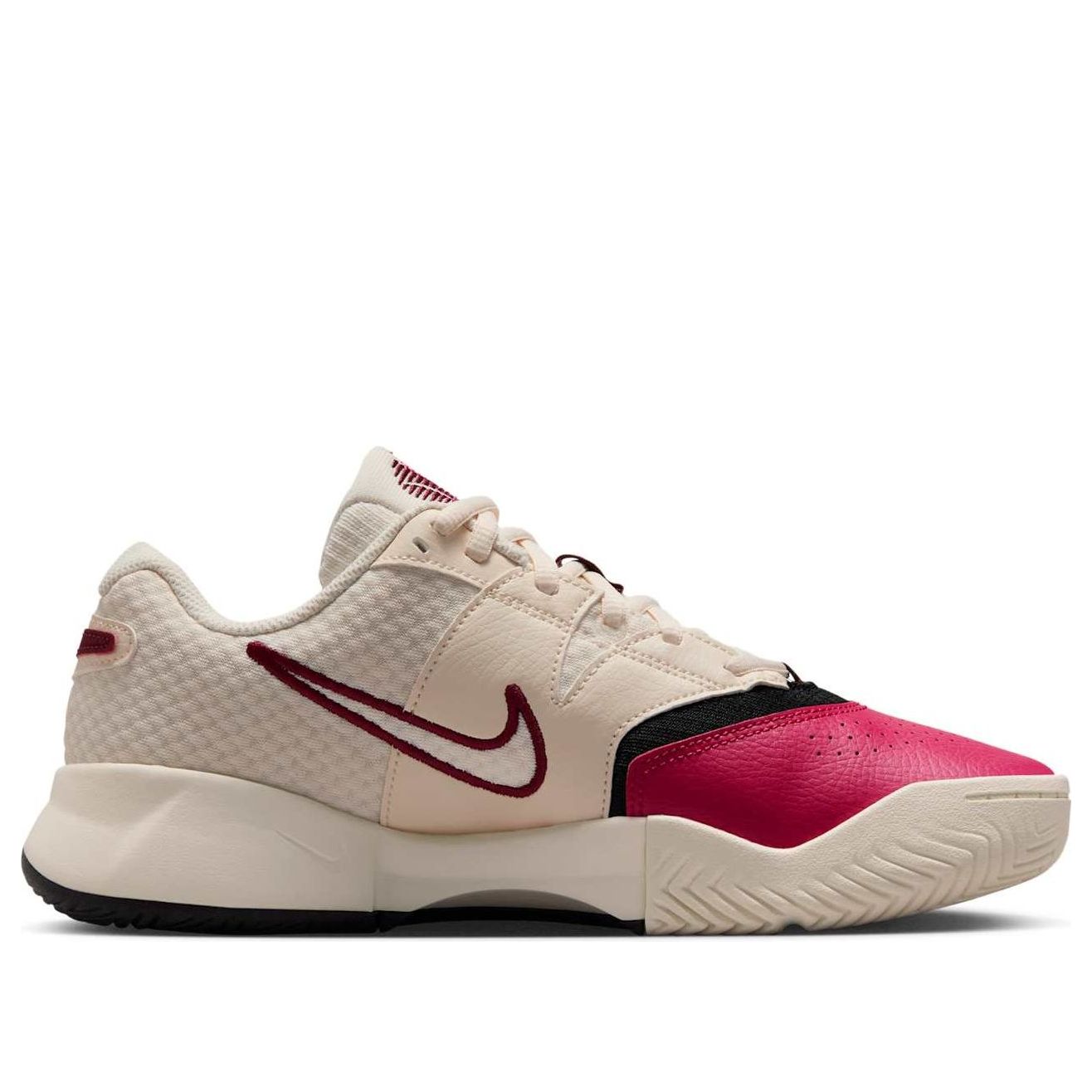 Order (W) 나이키 코트 라이트 4 페일 아이보리 세일 블랙 팀 레드 FD6575-103