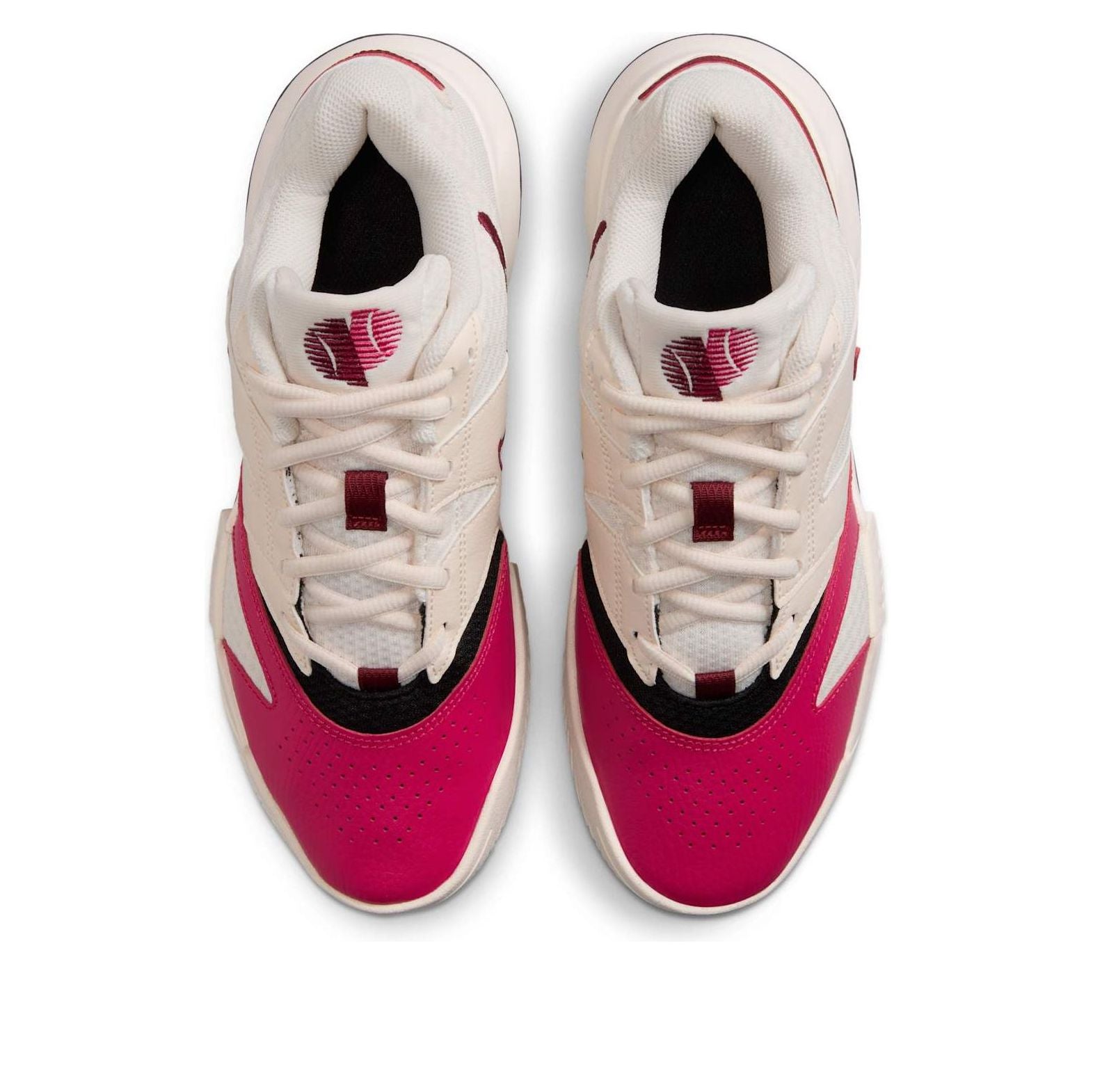 Shop (W) 나이키 코트 라이트 4 페일 아이보리 세일 블랙 팀 레드 FD6575-103