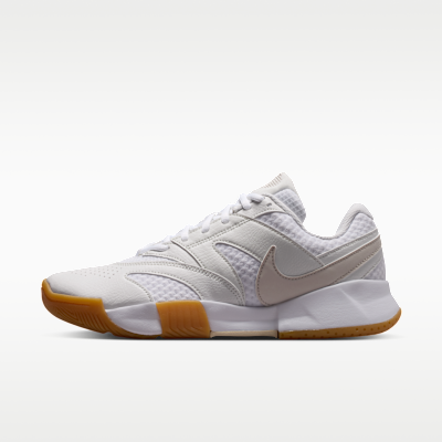 (Women) Nike Court Lite 4 White/Summit White/Linen/Light Orewood Brown FD6575-113